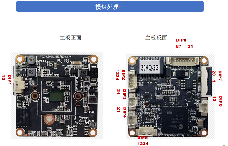 sigmastar星宸30KQ 500萬像素  AI 模組